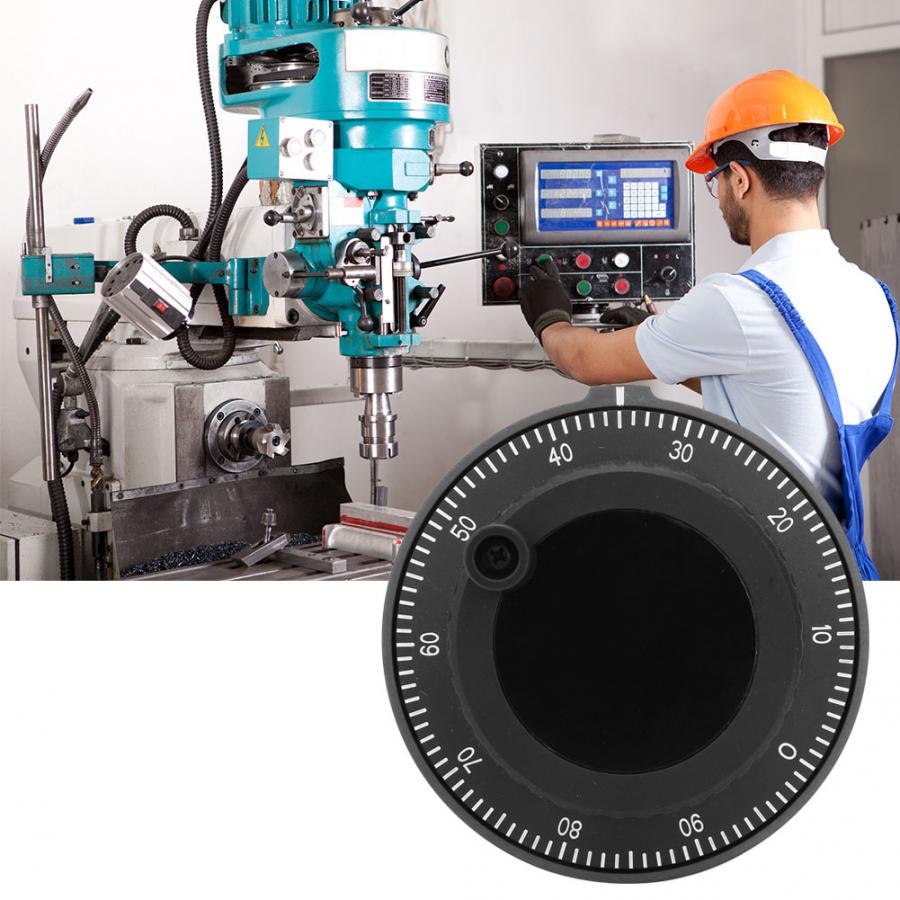 Pulse Generator Handwheel 5V 80mm 6Pin Plastic CNC Pulser Handwheel 100PPR Manual Pulse Generator Rotary Encoder