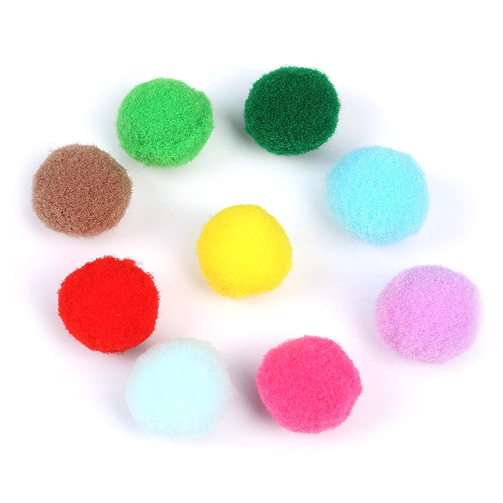 Jouets faits à la main pour enfants 1/1.5cm artisanat étudiant bricolage couleur mélangée velours tige torsadée 100 pièces