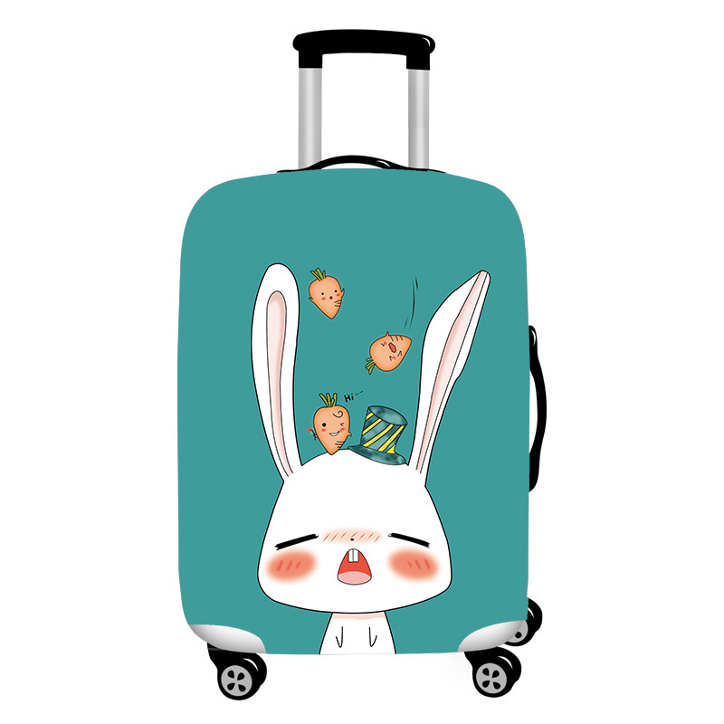 Koffer Bagage Cover 18-32 Inch Trolley Bagage Elastische Bescherming Cover Kofferbak Stof Beschermhoes Covers Travel Accessoires: XL / Blauw