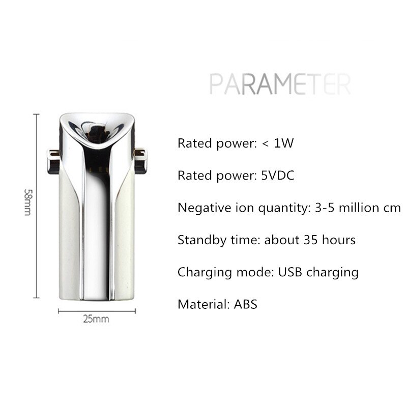 Neck Air Purifier Formaldehyde Remove PM2.5 Anion Air Purifier Mini Carry-On Cross-Border Oxygen Bar Anion Aroma Diffuser