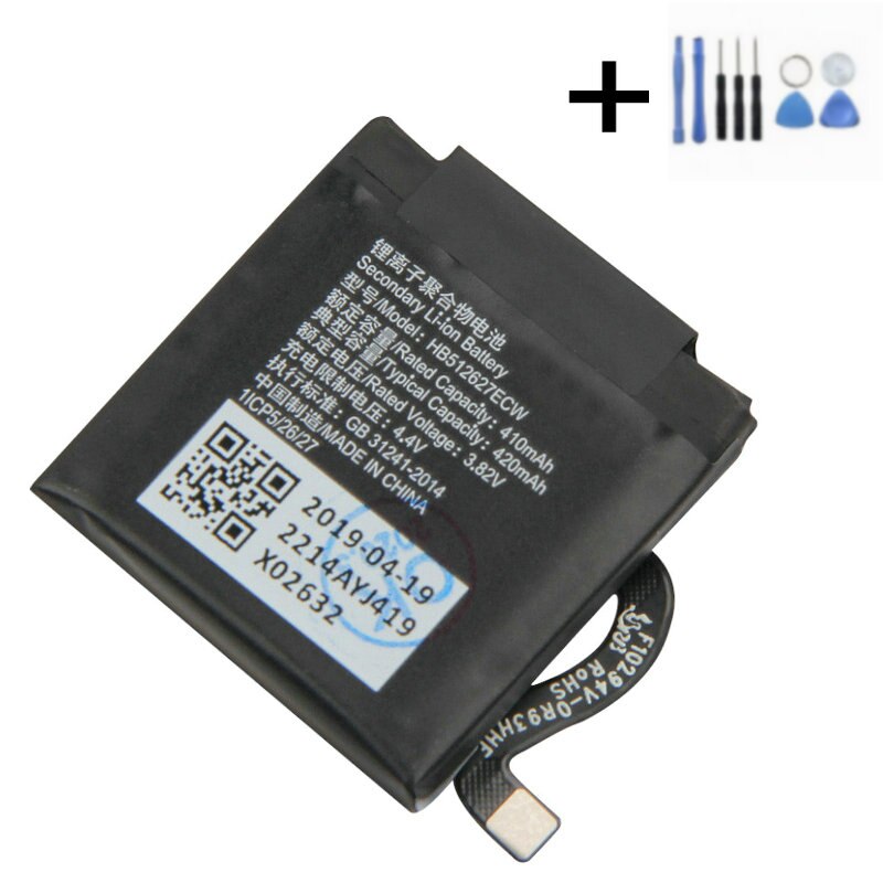 1X420Mah Batterij Vervanging Voor Huawei Horloge 2 Pro Horloge Gt HB512627ECW Batterijen + Reparatie Gereedschap Kit