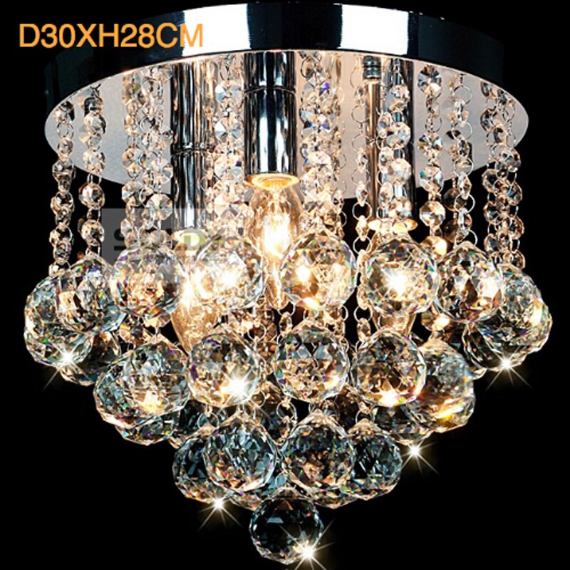 Moderne Ronde Kristal Plafond Verlichting Geleid Gangpad Verlichting Crystal Slaapkamer Plafond Verlichting Lustres de Sala Warm Wit Koel Wit