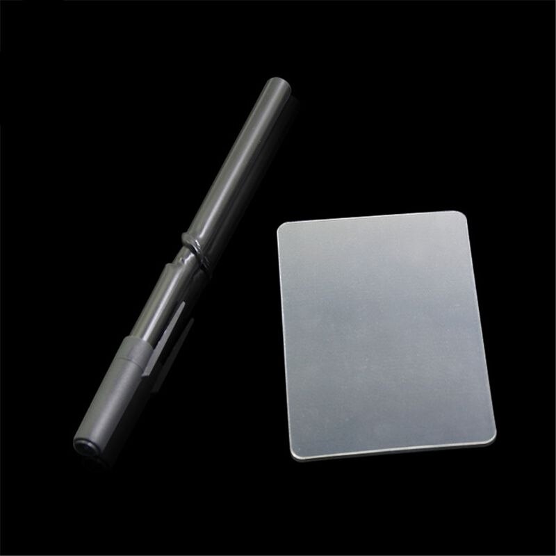 LUBORS LENS Card And Pen Perspective Distortion Close Up Street Magic Tricks Kids Toy Tricky Gimmick Easy To Do For Beginner