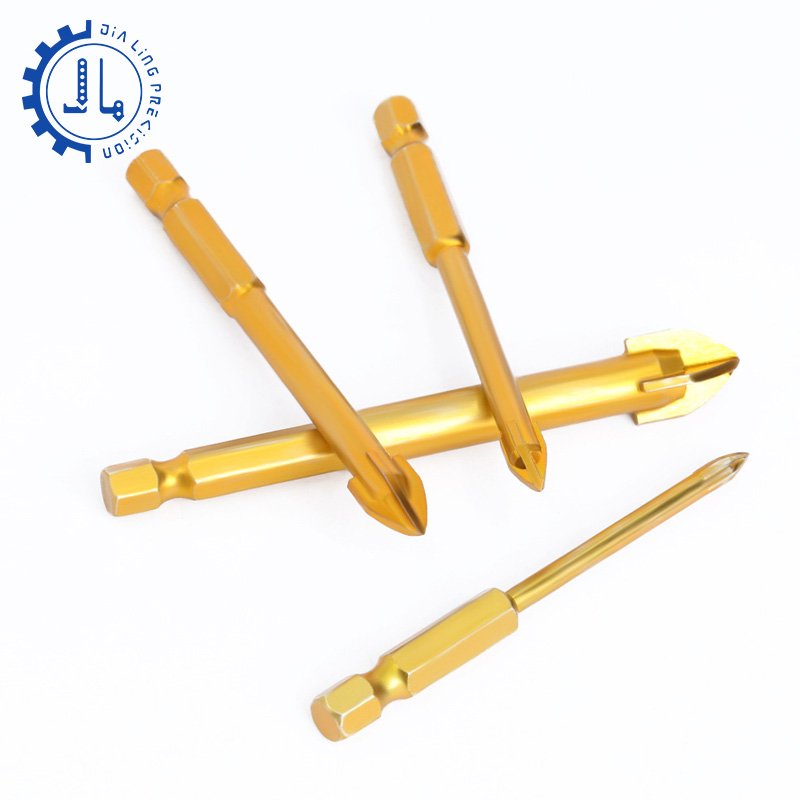 Concrete Twist Tile Drill Bit for Ceramic Tile 6mm Tungsten Carbide Drill Bit Universal Indestructible Cross Hex Tile Drill Bits