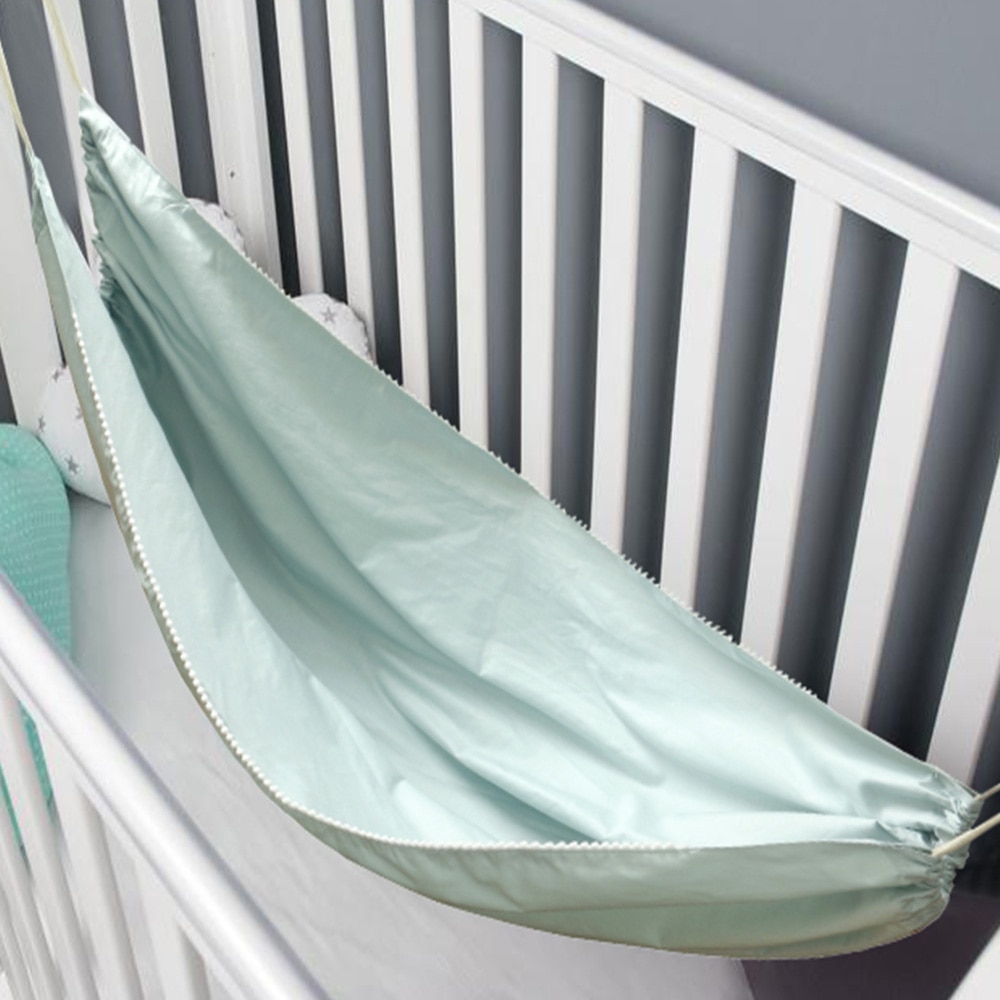 Baby Cotton Hammock Swing for Crib Cot Removable Baby Rocking Chair Sleeping Bed Indoor Outdoor Adjustable Hanging Basket