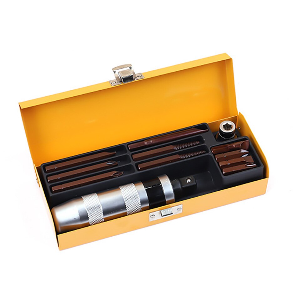 12 PC Portable Impact batches Driver Screwdriver For Loosening Bolts And Stubborn Fasteners Screwdriver Set: Default Title