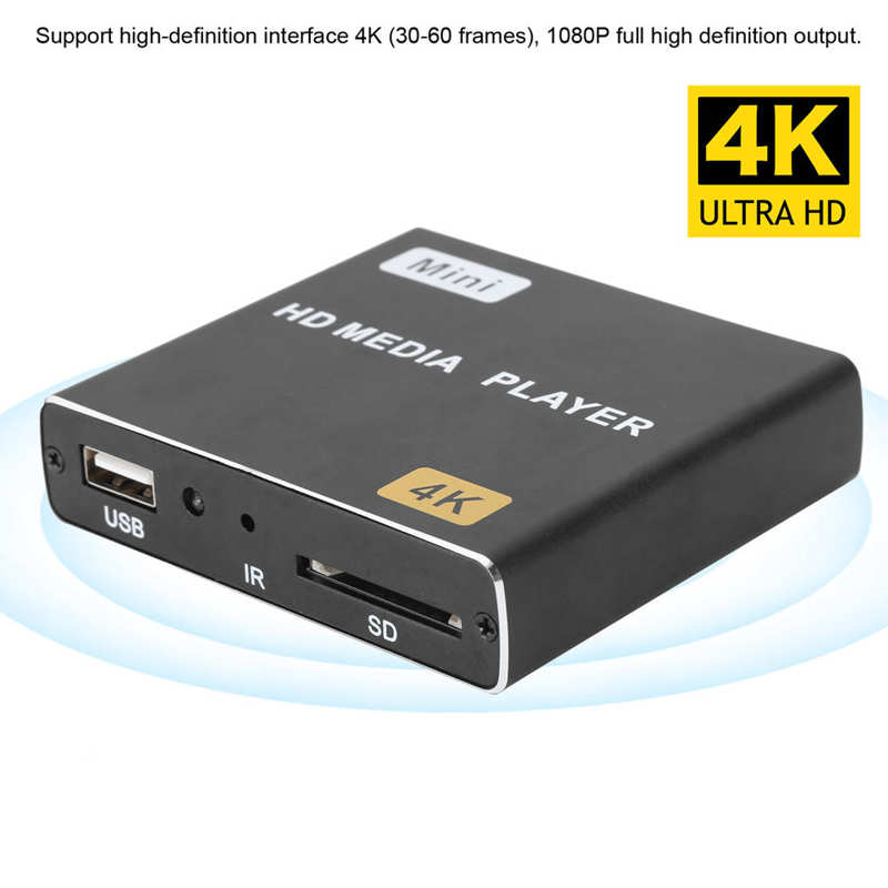 High Definition 4K Speler Ondersteuning Horizontale Verticale Screen Autocycle Advisering Player 100-240V Media Player