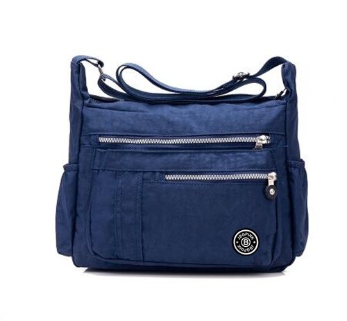 J-BG PinK Women Famous Brand Big Nylon Shoulder Beach Bag Casual Tote Female Crossbody Bags sac Femme Bolsa Feminia: 5