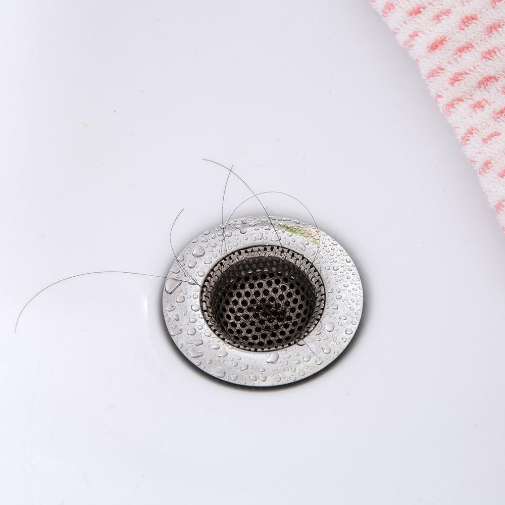 OTHERHOUSE Stainless Steel Kitchen Sink Strainer Drainer Sink Filter Stopper Sewer Filter Net Colander Drain Hair Catcher