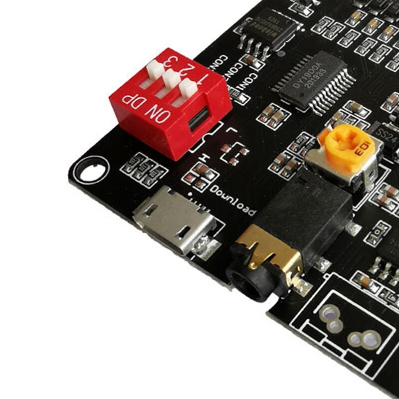 12V/24V Voice Playback Module Serial Port Control Playback 10W/20W Voice Module HV8F