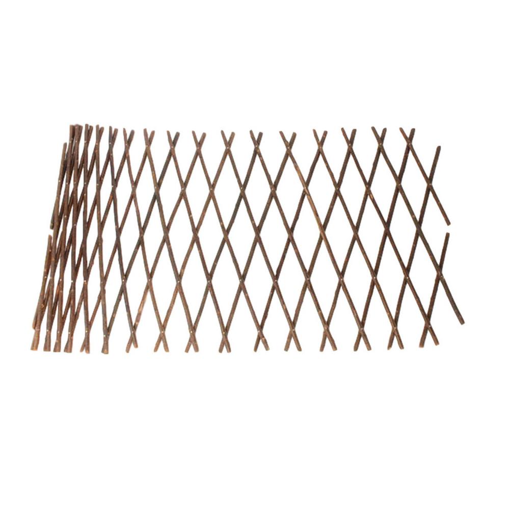 Garden Trellis Expandable Plant Support Willow Lattice Fence Retractable Wooden Fence Imitation Fence Yard Wooden Fence