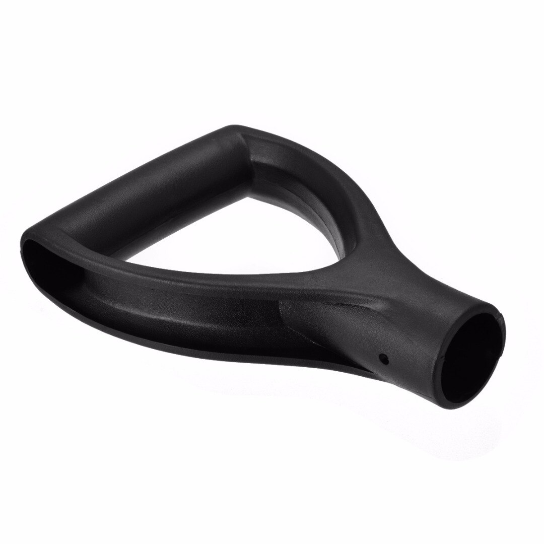 1pc T-Förmigen Schaufel Griff Ersatz Schwarz Kunststoff Spaten Gabel Griffe für Garten Werkzeuge Mayitr