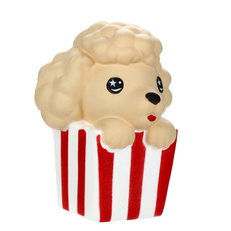 Leuke Popcorn Hond Squishies Langzaam Stijgende Simulatie Geurende Zachte Squeeze Toy Stress Relief Originele Pakket Grappig Voor Kid Toy