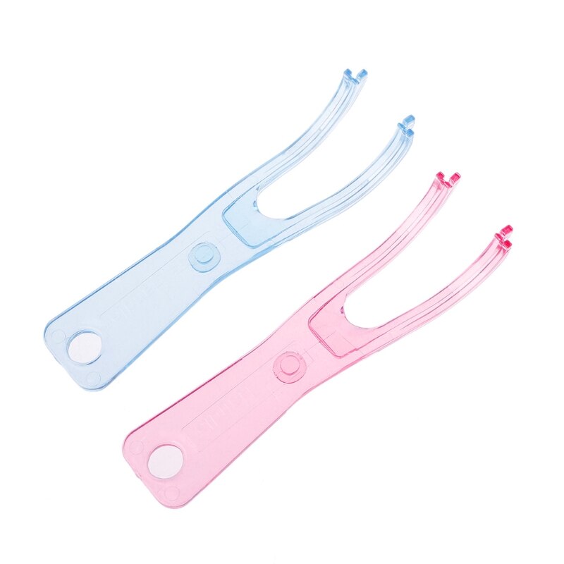 Tandtråd holder hjælp mundhakke tandpleje interdental praktisk holdbar