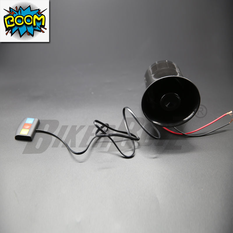 Bocina de coche con 3 tonos de sirena para Moto, altavoz de 12V, alarma de coche, sonido