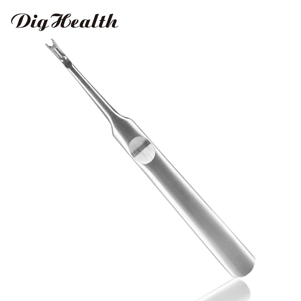 Dighealth – dissolvant de peau morte en acier inoxydable, outil de manucure et pédicure, poussoir à cuticules, coupe-fourchette, Nail Art