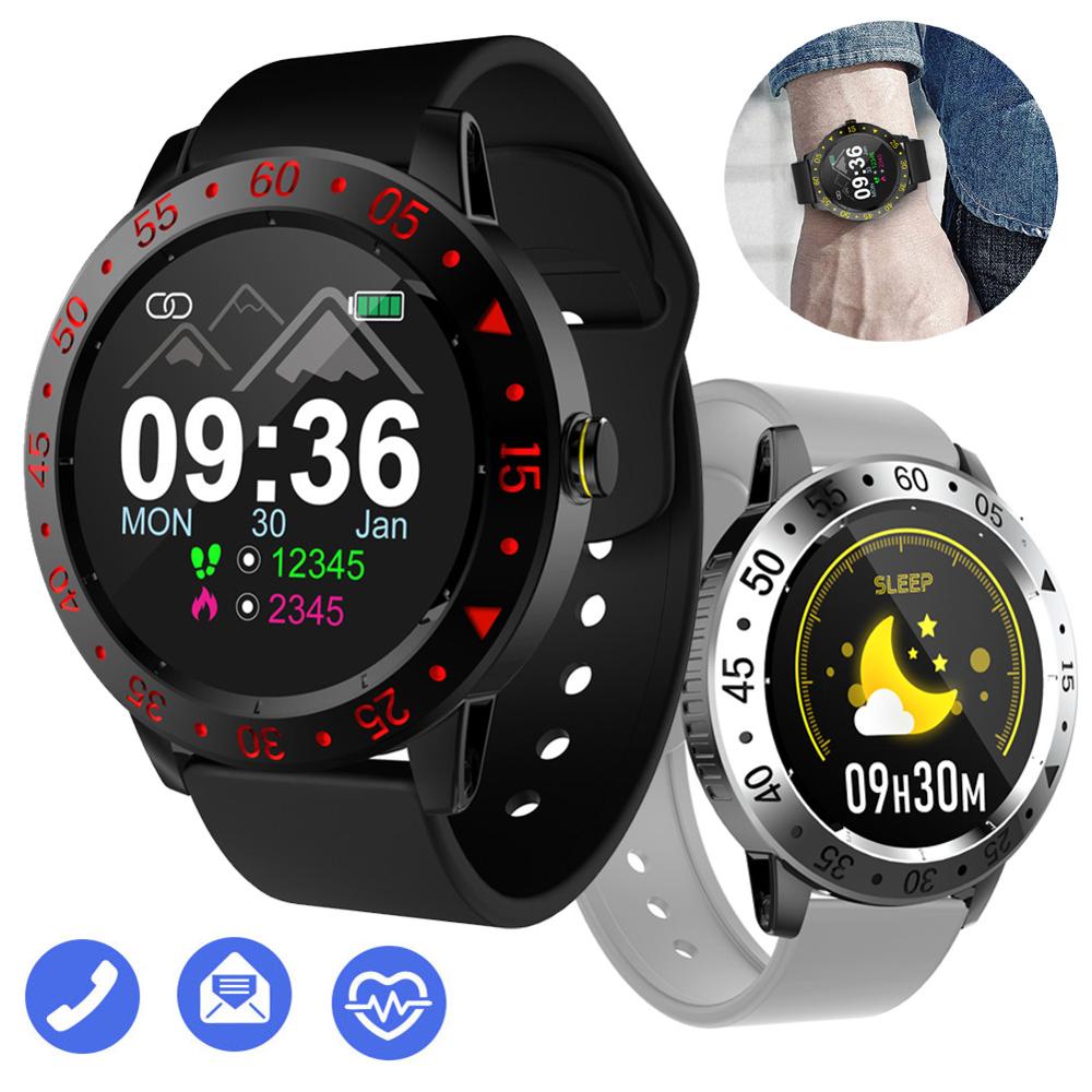 neue Smart Uhr Bluetooth Armbanduhr Call Nachricht Benachrichtigung Sport Band Schlaf Herz Rate Blutdruck Monitor