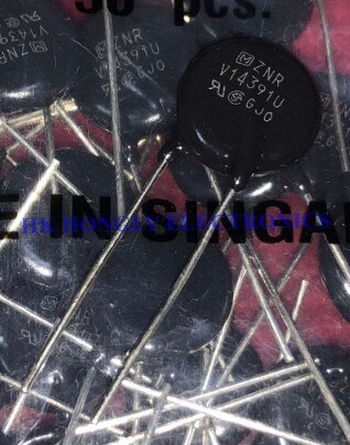 30PCS ZNR V14220 V14330 V14470 V14560 V14201U V14271U V14361U V14391U V14431U V14471U V14511U V14681U V14751U 14MM VARISTOR: V14391U 390V