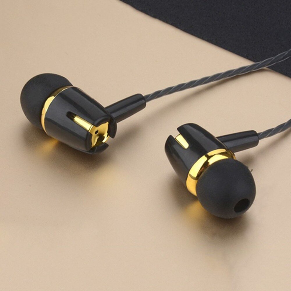 Bedrade Oortelefoon Galvaniseren Bass Stereo In-Ear Oortelefoon met Microfoon Handsfree Call Telefoon Headset voor Android iOS