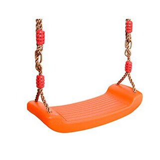 Neue draussen Schaukel Spielzeug für freundlicher Innen Schaukel Seil Sitz Geformt Für freundlicher Genießen Blumen Vogelgezwitscher Garten Spielzeug Schaukeln: Orange