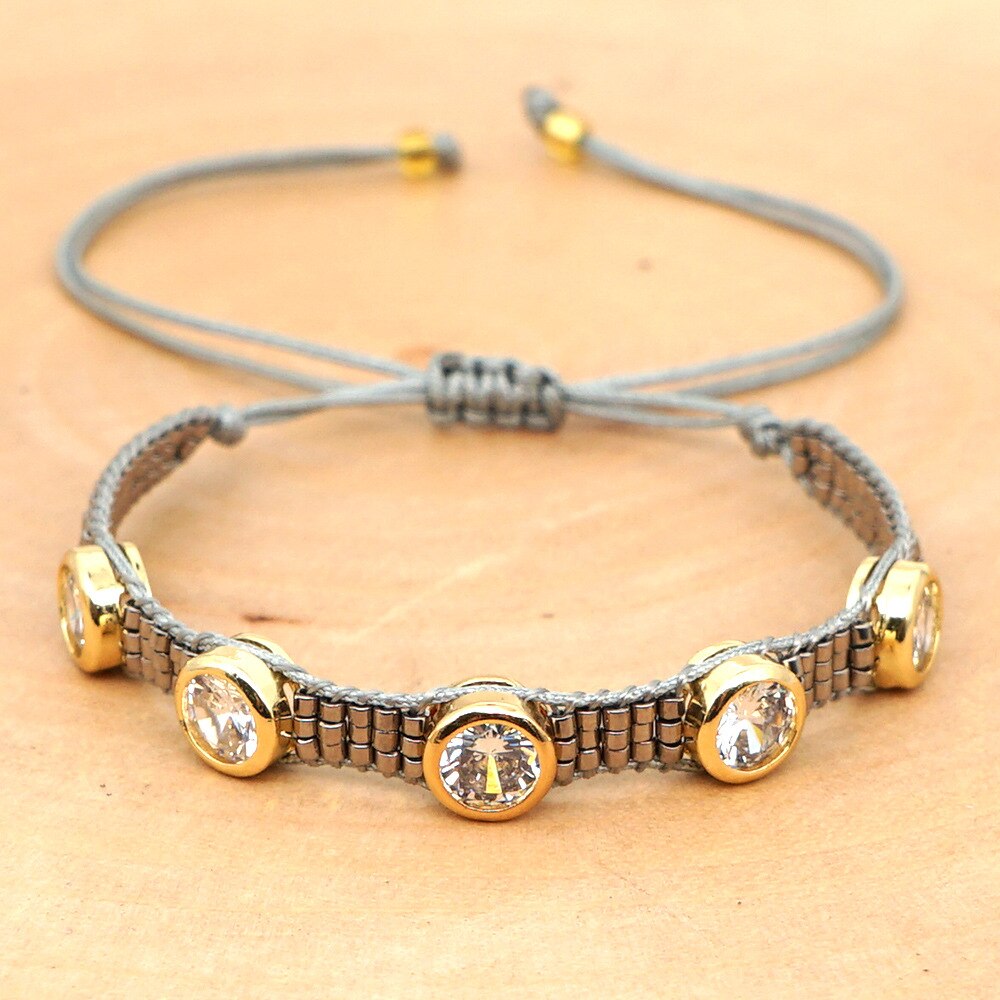 Zhongvi armband voor vrouwen miyuki lucky evil eye armbanden pulseras mujer femme kristal miyuki sieraden vrouw handgemaakte weefkralen: 2