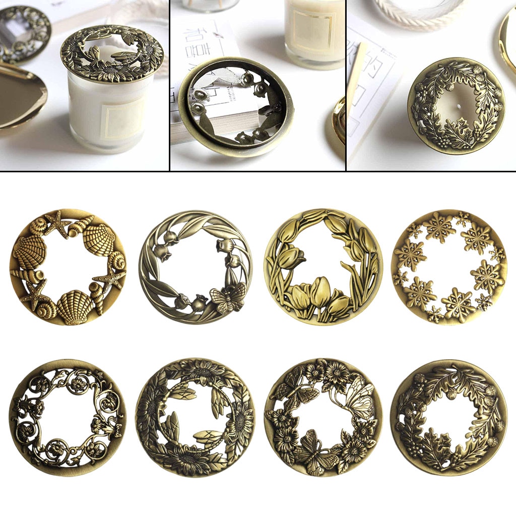 Krug Kerze Deckel Deckel Abdeckung Kerze Schatten mit Geformt aufbringen Dekorative