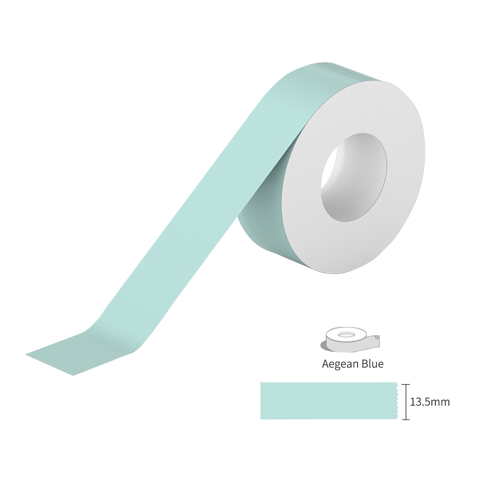 14 Options Label Paper Cute Pattern Sticky Tape Paper Name Price Barcode Sticker Waterproof for PeriPage L1 Mini Pocket BT Label: Silver