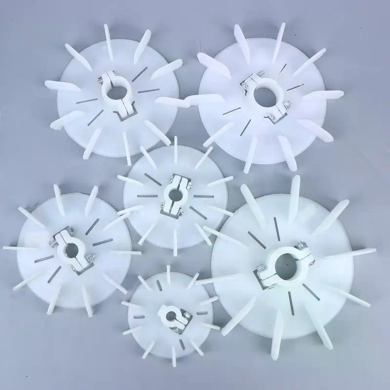 Plastic Motor Fan Blade Adjustable Motor Cooling Fan Impeller Motor Fan Vane High Temperature For Hydraulic Motor Accessories