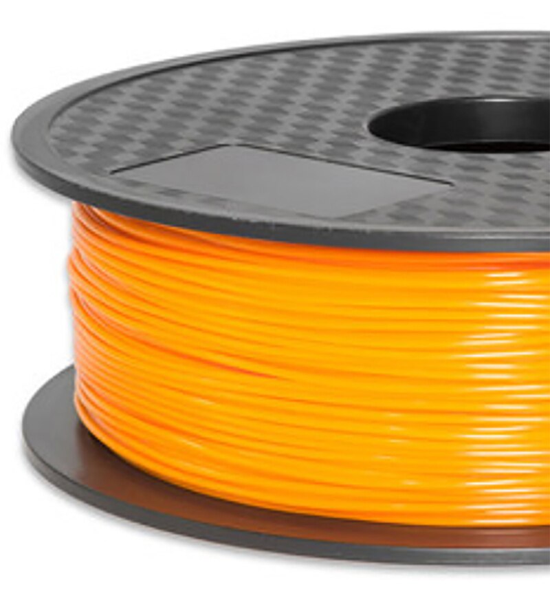 3d printer filament pla 1.75mm 1kg plast gummi forbrugsstoffer materiale 3d filamento multi-farve pla filament til 3d filamento: Orange
