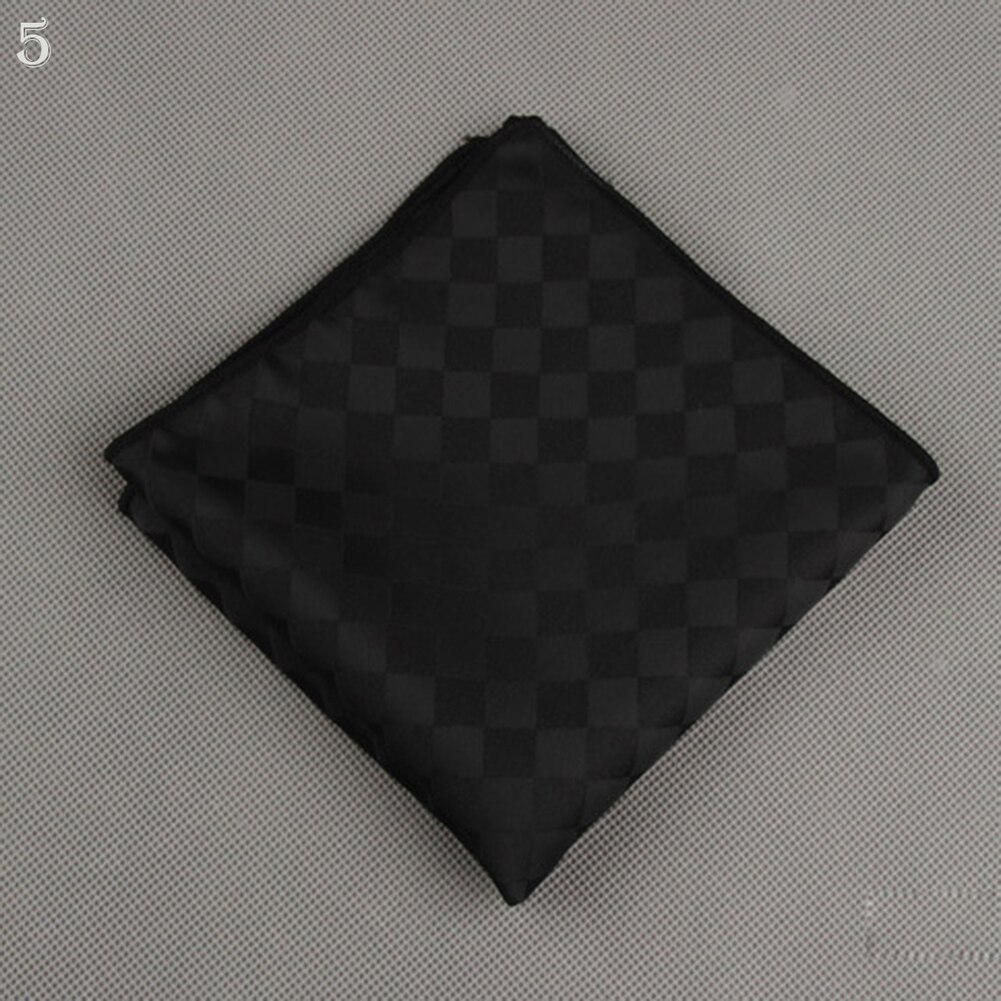 Luxury Men's Handkerchief Polka Dot Striped Floral Printed Hankies Polyester Hanky Business Pocket Square Chest Towel 23*23CM