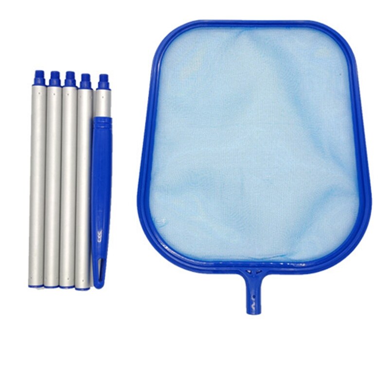 Pool Skimmer Pool Net With 5 Sections Pole Pool Skimmer Net For Above Ground &amp; Inground Swimming Pools: Default Title