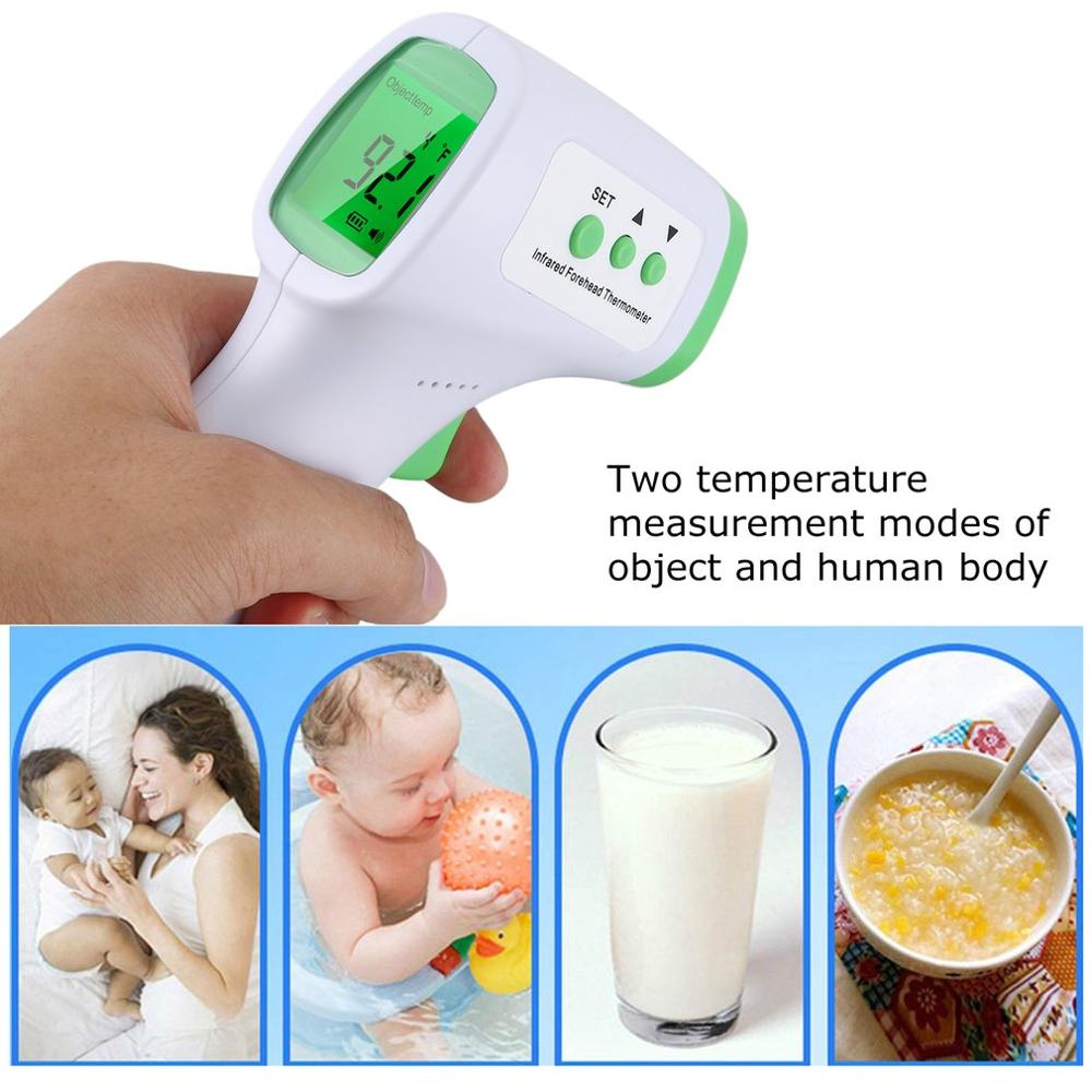 Ikke-kontakt digitalt termometer ir infrarød pande termometre termometro infravermelh måleværktøjer til baby voksen