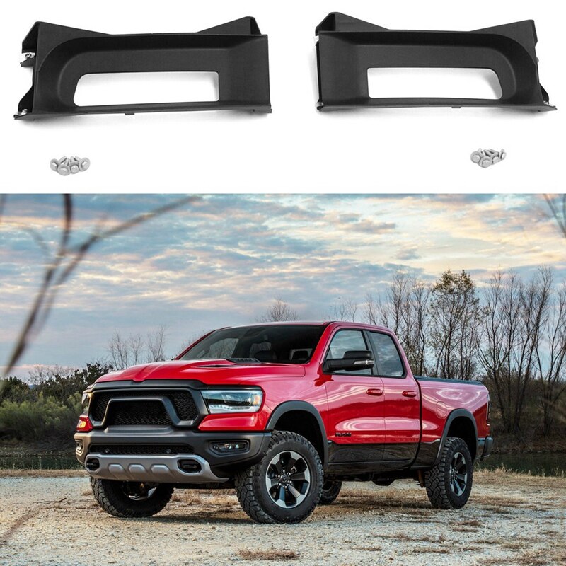 -for DODGE RAM 1500 Front Left and Right Side Tow Hook Bezels Cover