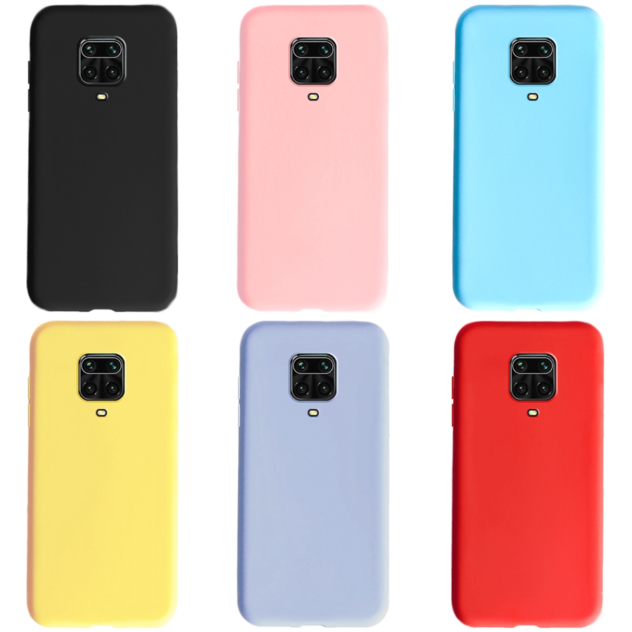 Coque de téléphone en silicone couleur bonbon, étui souple pour Xiaomi Redmi Note 9 Pro, Fundas pour Xiomi Redmi Note 9S 9Pro Max Note9S