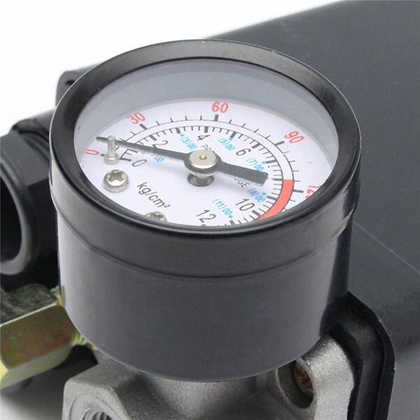 Air Compressor Pump Pressure 90-120 Psi Switch Control Valve 12 Bar 240V 4 Port