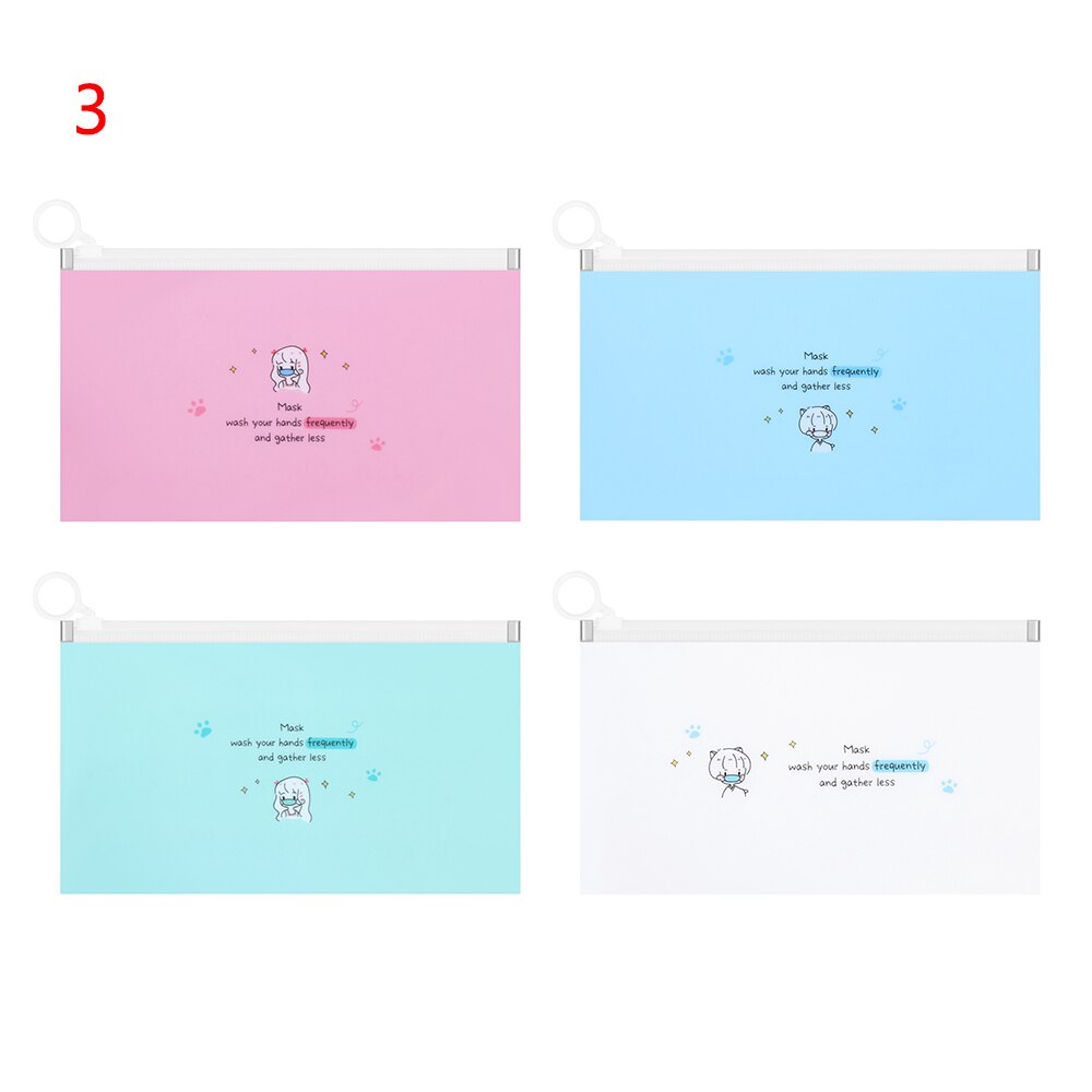 4Stck Tragbare Gesicht Masken Abdeckung Tasche Gesicht Abdeckung Halfter Gesicht Masken Lagerung Kasten fallen Sparen Sie Masken Taschen Reise veranstalter: 3