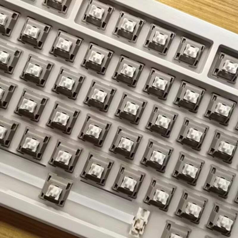 FL CMMK Ash Snow Switch Linear Silent Switches Nylon POM Śnieg spada cicho Klawiatura mechaniczna Gaming MX Switch 3 Pins 40g