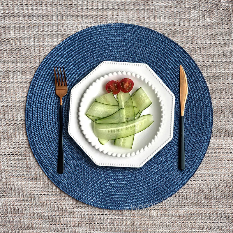 AUAUY Tovaglietta Americana, Set di 4 Tovagliette Colazione in Finto Lino, Tovagliette Antiscivolo Resistenti al Calore, per Tavolo da Cucina, Decorazione per Vacanze, Feste(30x45 cm, Grigio