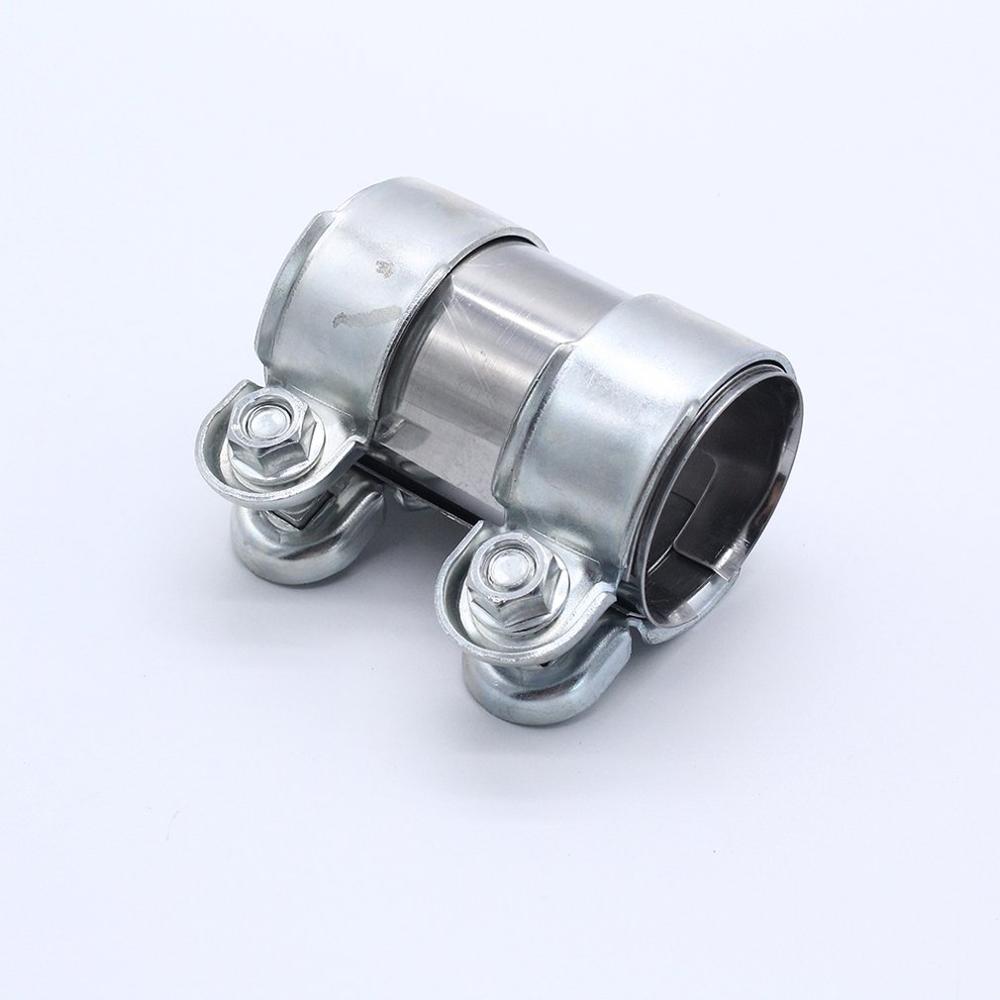 Exhaust Pipe Clamp Exhaust System Universal Double Clamp Exhaust Fitting Made Of High Materials