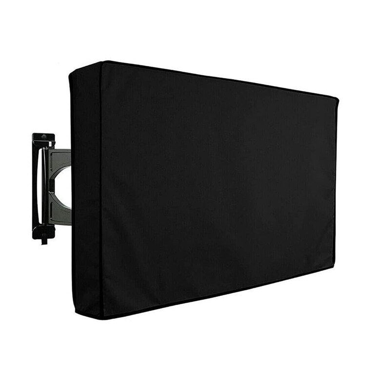 Outdoor TV Cover 600D Polyester Weatherproof Flat Screen TV Display Protector for 40-42Inch Outside Flat Screen TV: Default Title