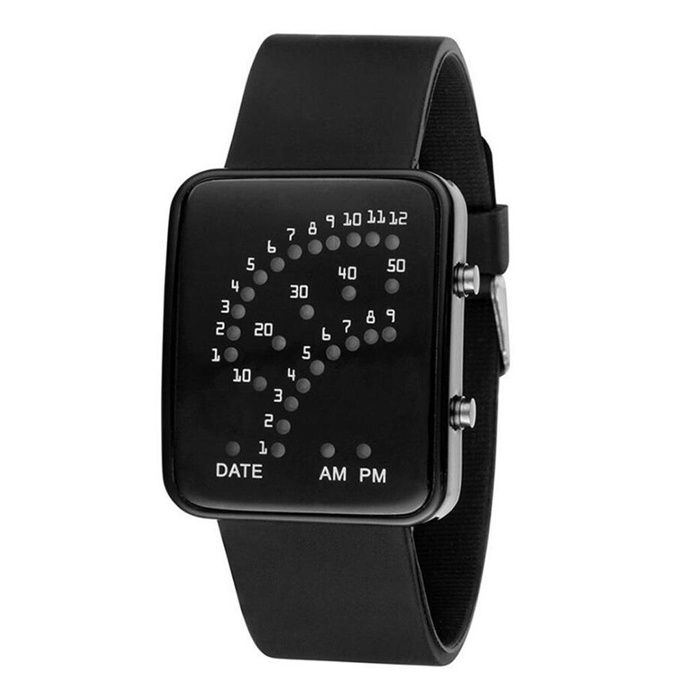 Quartz armbandsur herr lyx herr digital led sportklocka herr utomhus elektronisk klänning klocka relogio masculino klocka