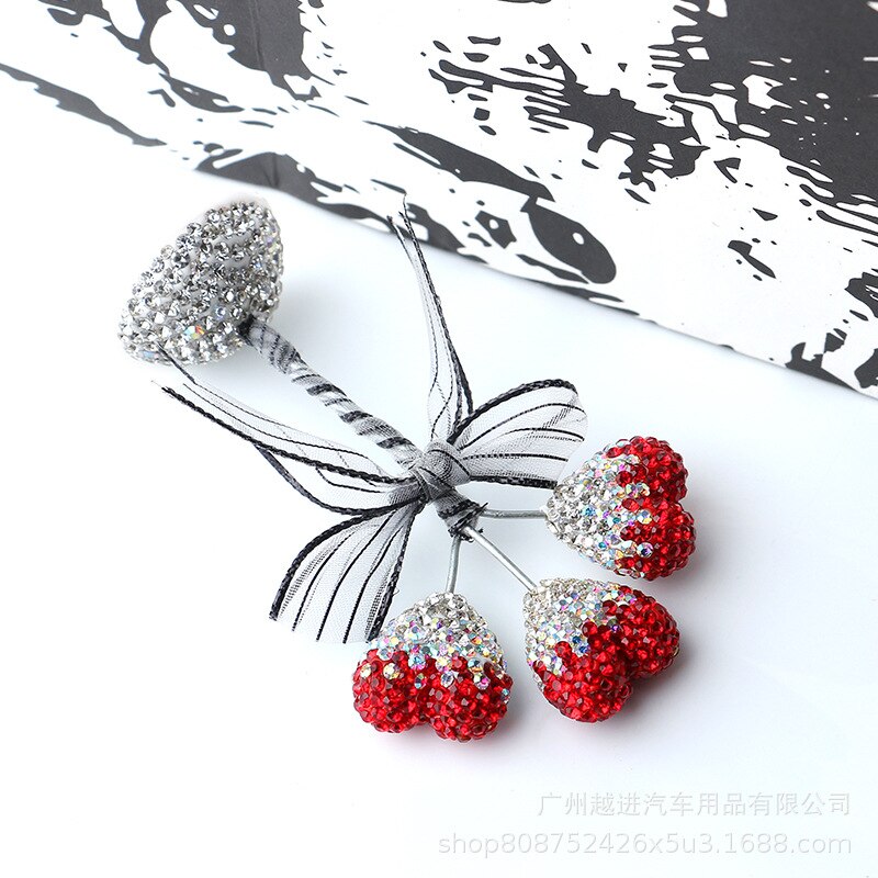 Ballon en forme de cœur avec nœud papillon pour femmes, décoration d&#39;intérieur de voiture, accessoires de tableau de bord, roses