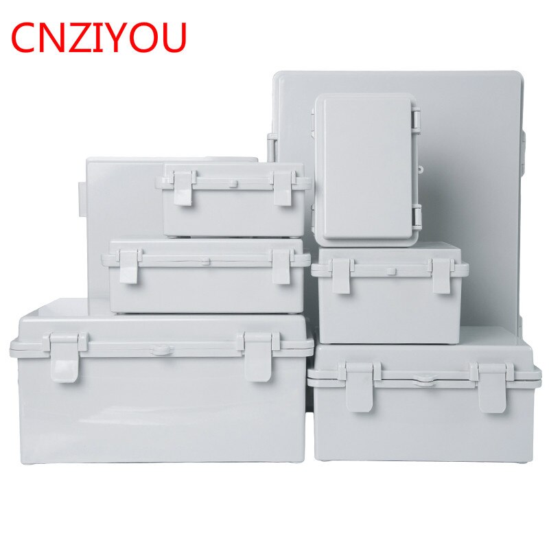 Electronic Box Buckle Waterproof Box Hinge Buckle ABS Plastic Electrical Control Box Lock Terminal Junction Box