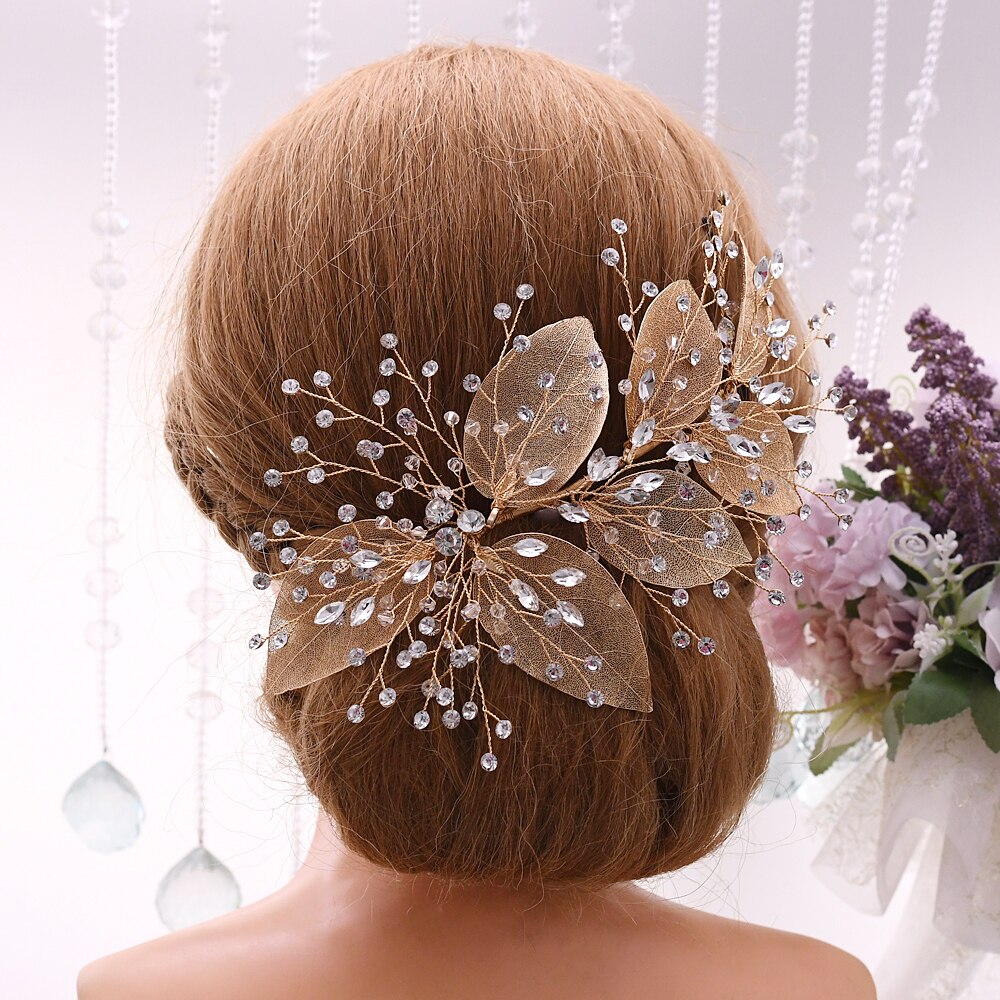 Trixy  h285 bruidskroon en tiara's bruidshaaraccessoires sieraden hoofdversieringen voor vrouwen bruidsclips voor bruidsmeisjes