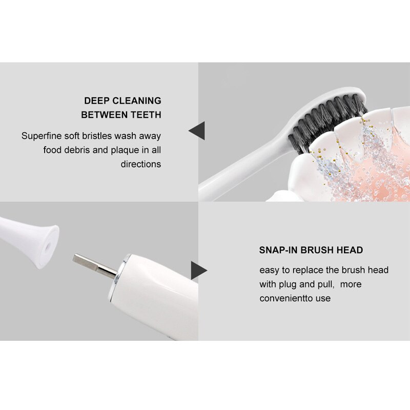 Kiwibird electrc hammasharjan pään vaihto hammasharjan pään bambu-hiiliharjakset hampaiden puhdistus  k3 k5