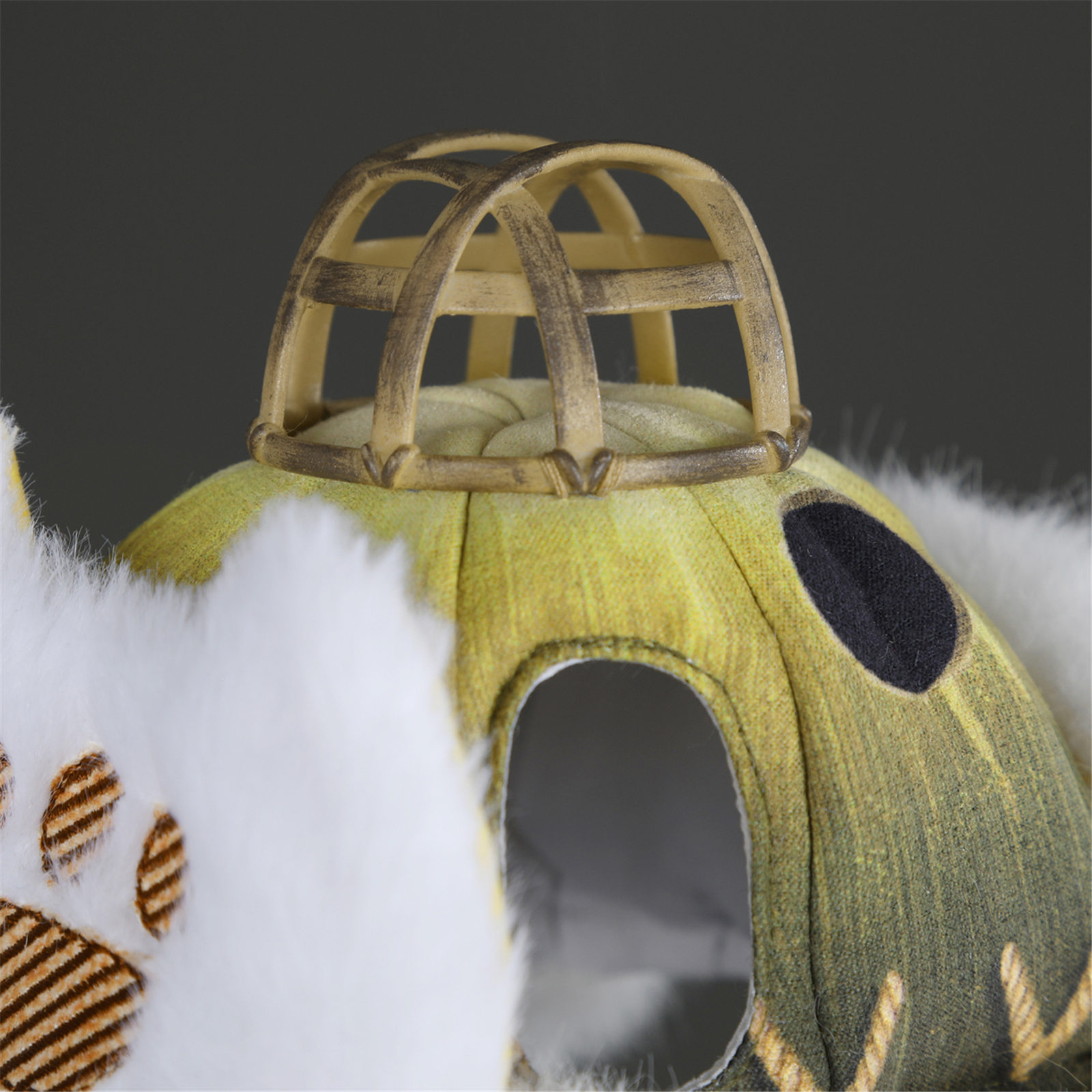 Cappello per animali domestici per gatti Gioco cosplay Cappello per travestimento Peluche peloso Palico Cap Puntelli Puntelli per costumi di carnevale per feste di Halloween