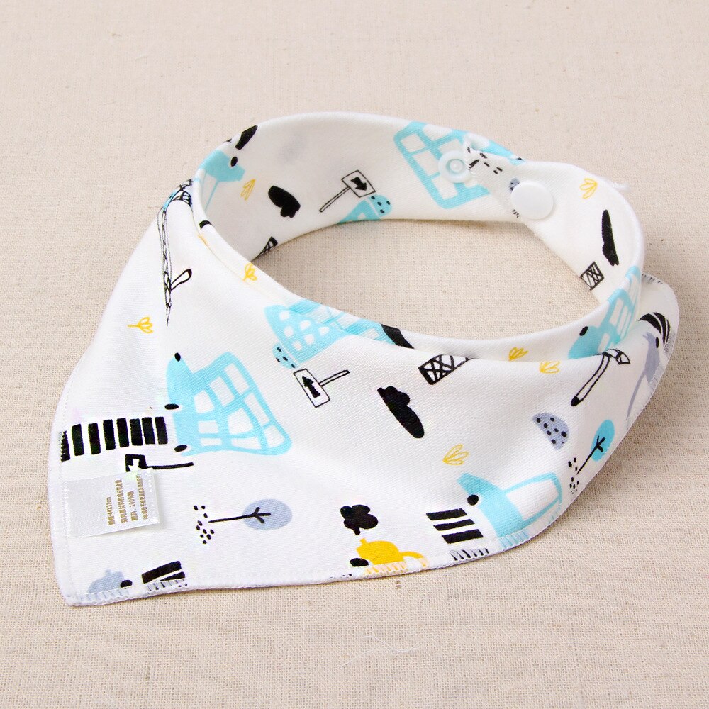 Bavaglino neonato Della Ragazza del Ragazzo Bandana Acqua Assorbe Bib Burp Triangolo di Stoffa Sciarpa Del Bambino Del Cotone Burp Del Bambino Di Natale Accessori