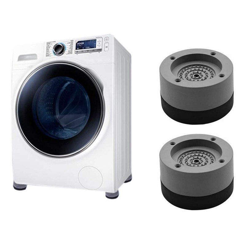 4 stuks voetjes voor wasmachines, trillingsdempende voetjes voor wasmachines en drogers, antislip rubberen voetjes voor wasmachines en drogers