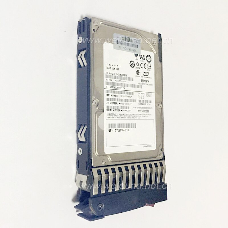 Perfecto prueba de disco duro móvil es adecuado para DG146BB976 SAS 430165-003 375863-010 418399-001 146GB