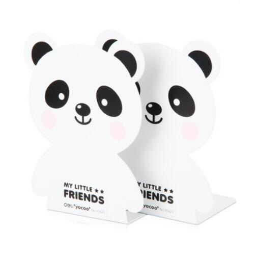 Cartoon Metaal Ijzer Boekensteun Kinderen boek end boekenplank boekensteun kind boek plaat massieven prateleira para livros Nr 95423: Panda